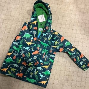 Stephen Joseph NWT Dino rain jacket